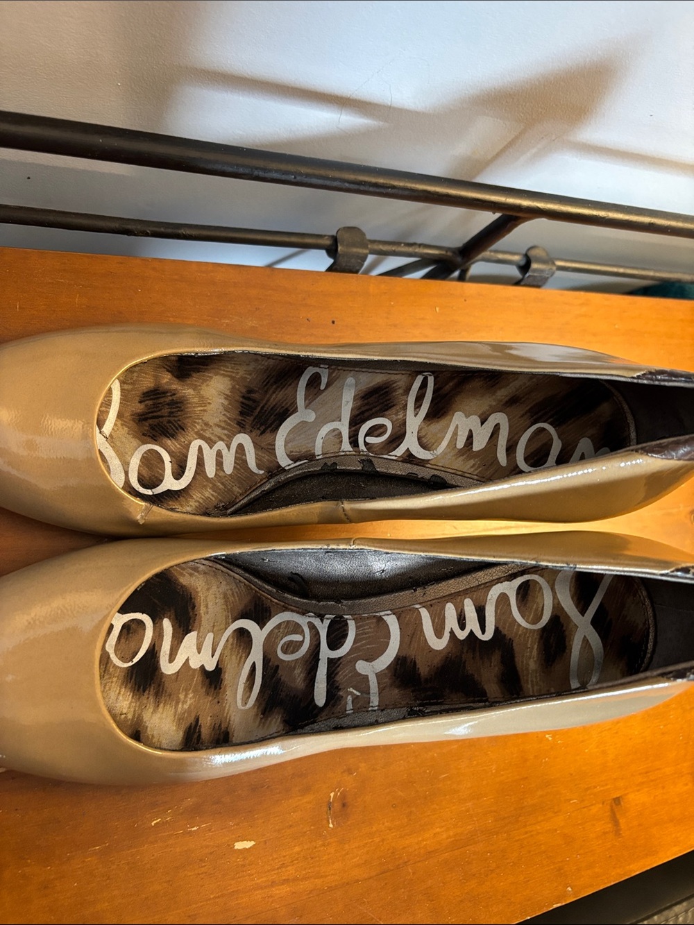 Sam Edelman Camdyn Nude Leather Heel - Picture 6 of 9